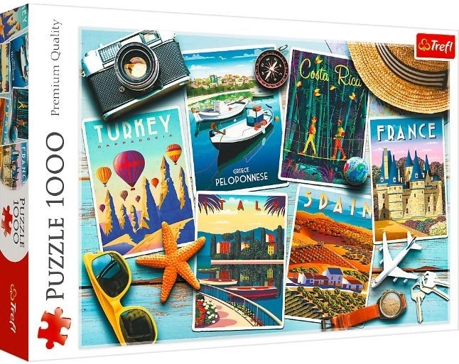 Puzzle 1000 elementów – Wakacyjne pocztówki