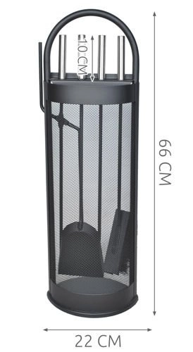 Akcesoria do kominka 4 sztuki Kaminer