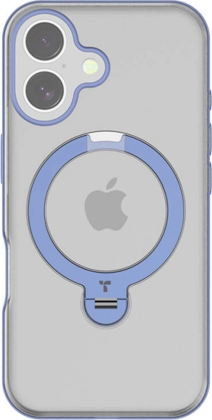 Torras Ostand Spin Etui do iPhone 16 Niebieskie
