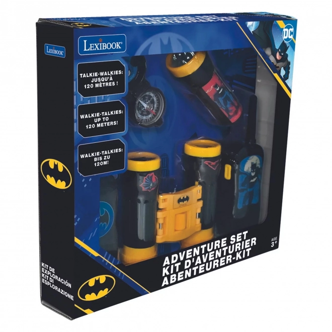 Zestaw przygodowy Batman z krótkofalówkami, lornetką i kompasem
