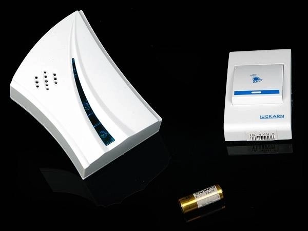 Bezprzewodowy dzwonek z zasięgiem 150 m i melodiami LED