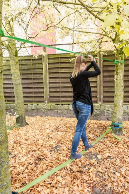 Zestaw slackline z ochroną drzew