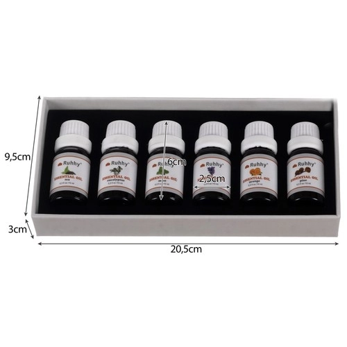 Zestaw 6 olejków eterycznych po 10 ml