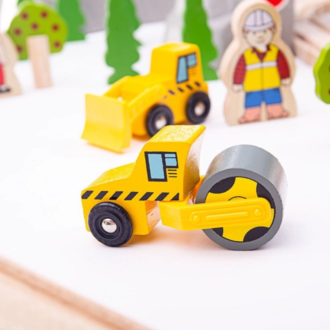 Bigjigs Rail Drewniana kolejka górska droga 112 części