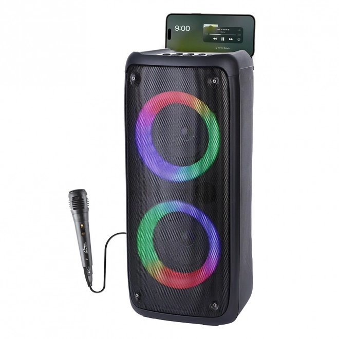 FUNBOX Głośnik BT MT3181 Bluetooth 5.0/TWS/MP3/MicroSD/USB/AUX/EQ/Jack 6.3/RGB/USB-C/RMS 40W/PMPO 1000W