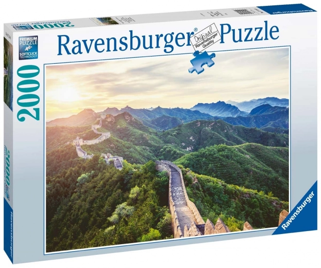Puzzle Ravensburger Chiński mur w promieniach słońca 2000 elementów