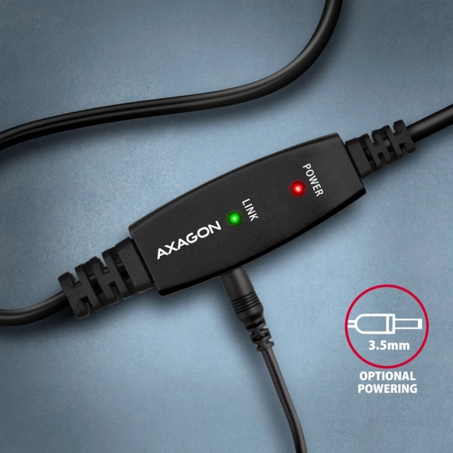ADR-215B USB 2.0 A-M -> B-M aktywny kabel łączący/wzmacniacz 15 m