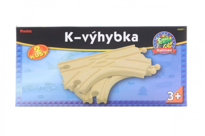 Zwrotnica do Drewnianych Kolejek - 2 sztuki
