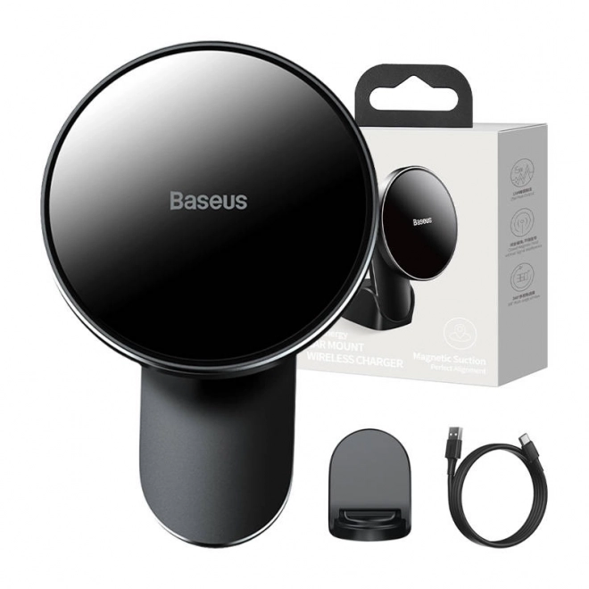 Baseus uchwyt samochodowy z ładowarką bezprzewodową 15 W dla iPhone 12/13