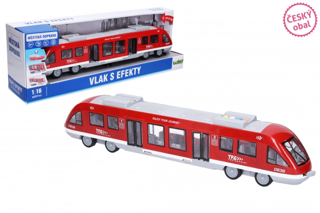 Nowoczesny pociąg z efektami 44 cm