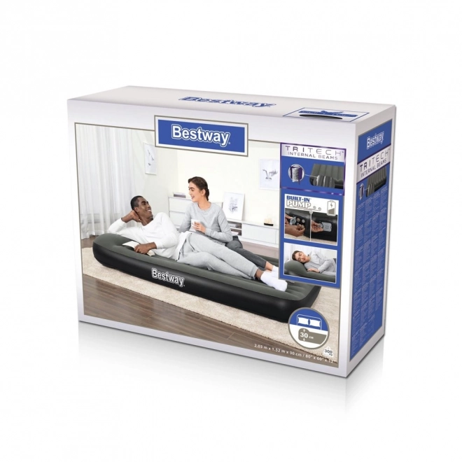 Materac dmuchany z pompką 203 x 152 x 30 cm Bestway 67930