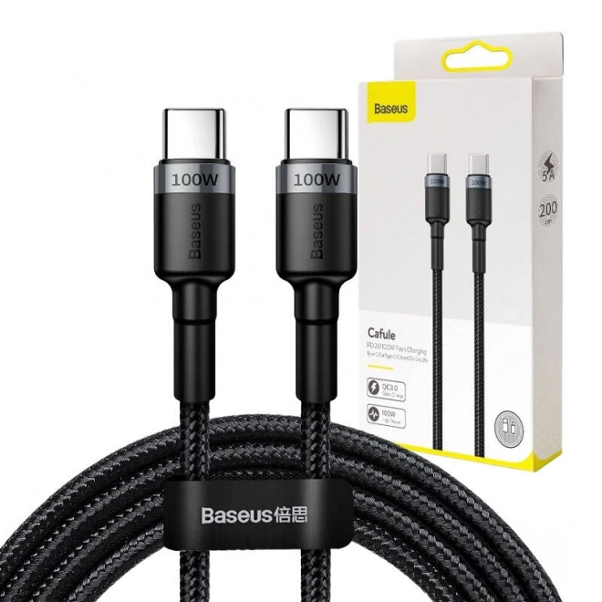 Baseus Cafule USB-C kabel z szybkim ładowaniem 100W