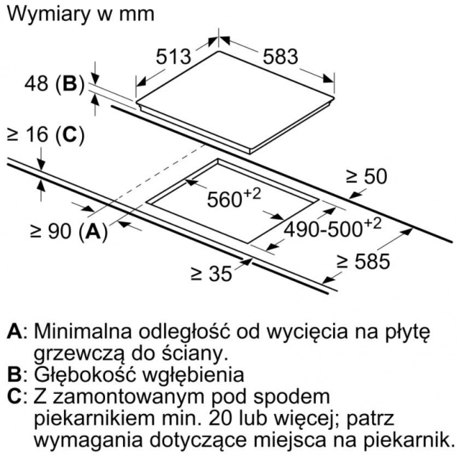 Ceramiczna płyta grzewcza czarna
