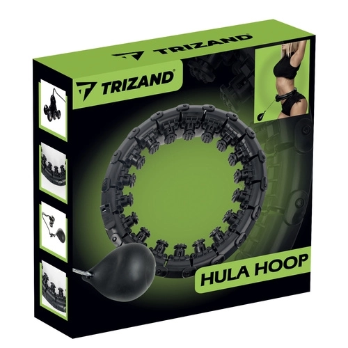 Hula hop z wypustkami masującymi i obciążeniem Trizand