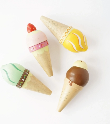 Ręcznie malowane lody pełne detali