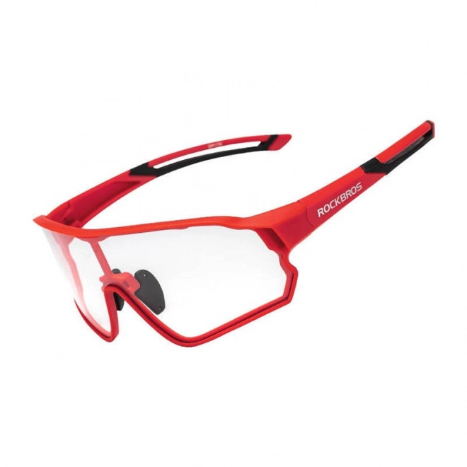 Polarizacyjne okulary rowerowe Rockbros 10135R (czerwone)