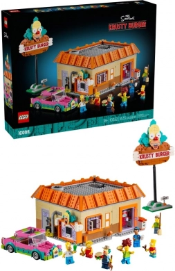 icons 10352 the simpsons: krusty burger zestaw konstrukcyjny dla dorosłych