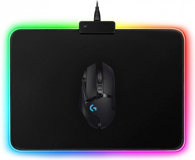 Podkładka pod mysz LED do gier 35x25 cm