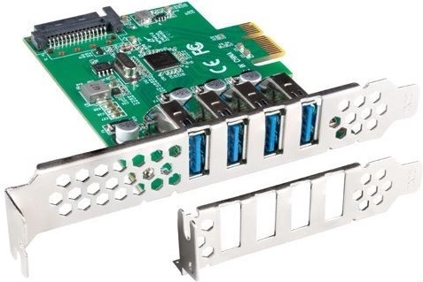 Karta PCIe z rozszerzeniem USB 3.1 Gen 1