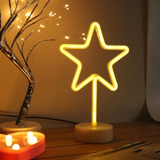 Dekoracyjna neonowa gwiazda LED
