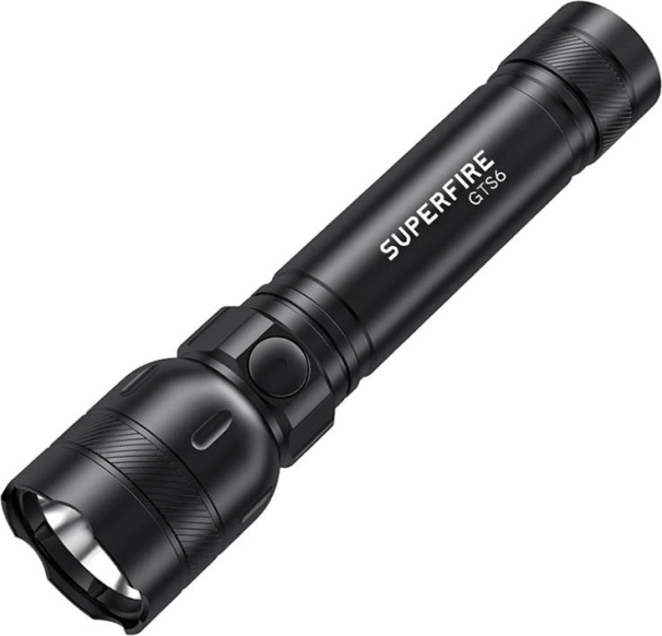 Latarka SUPERFIRE GTS6 360 lm z USB‑C i zasięgiem 150 m