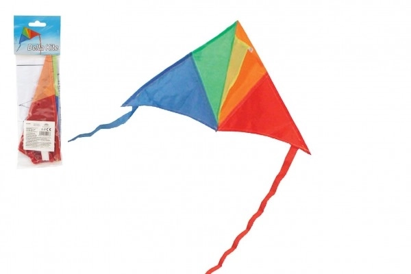 Latawiec latający nylon delta kolorowy
