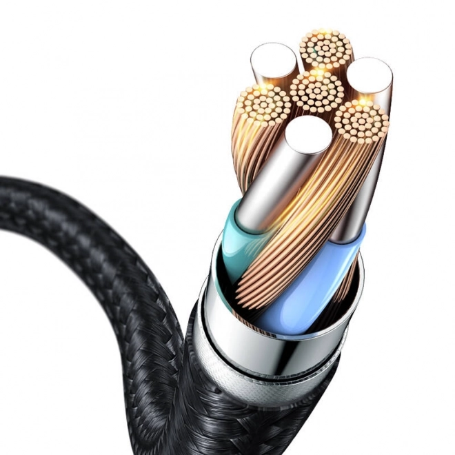 Kabel USB-C na USB-C 65W 1,5 m czarny