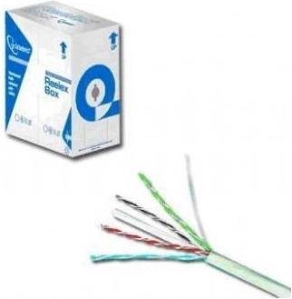 Ekranowany kabel sieciowy FTP Cat 6, 305 m, drut