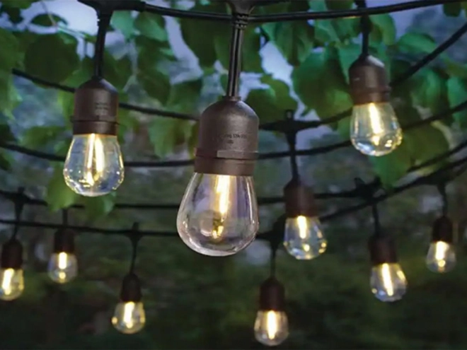 Ogrodowa girlanda świetlna z 20 żarówkami LED