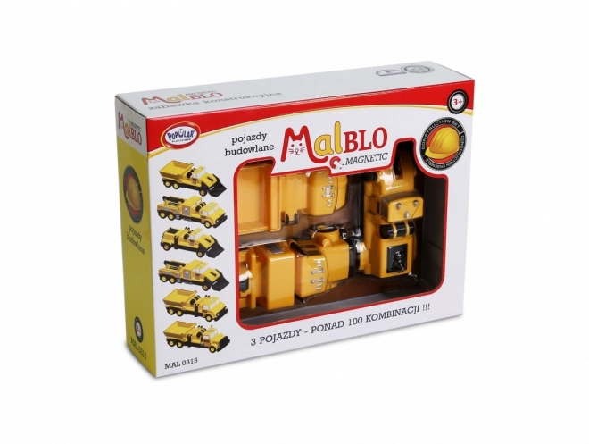 Magnetyczna pojazdy budowlane MalBlo