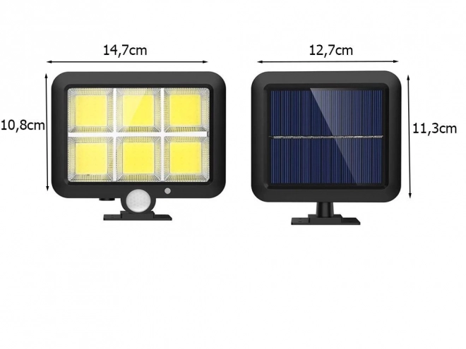 Lampa solarna z czujnikiem ruchu i zmierzchu 120 LED
