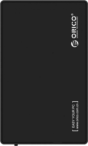 Orico zewnętrzna obudowa do 3.5" HDD/SSD, USB 3.0 5 Gbps, USB‑A do USB‑B, czarny