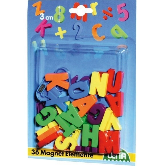 Duże magnetyczne literki 36 szt.