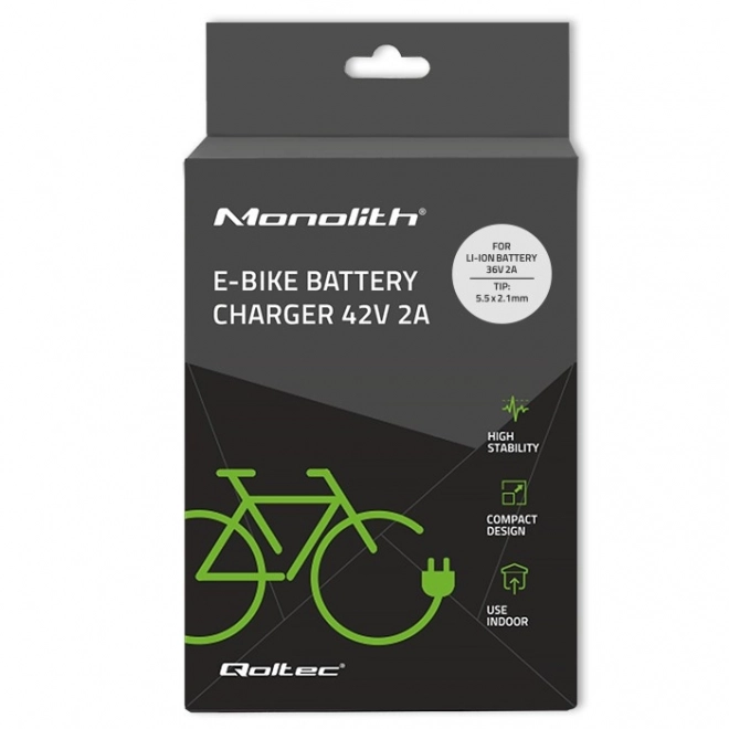 Ładowarka do akumulatorów rowerów elektrycznych 36V | 42V | 2A | 5,5*2,1