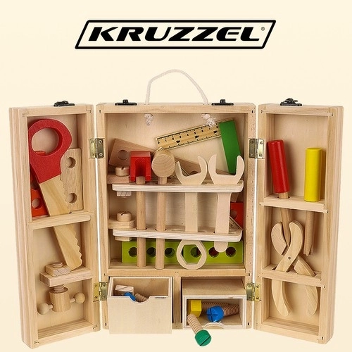 Zestaw narzędzi drewnianych Box + 22697