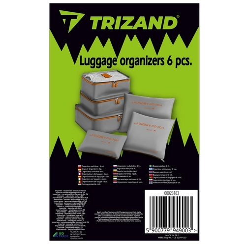 Organizator podróżny - 6 szt. Trizand 23183