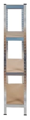Metalowy regał z 4 półkami 150x75x30 cm