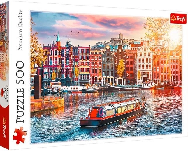 puzzle 500 elementów amsterdam, holandia