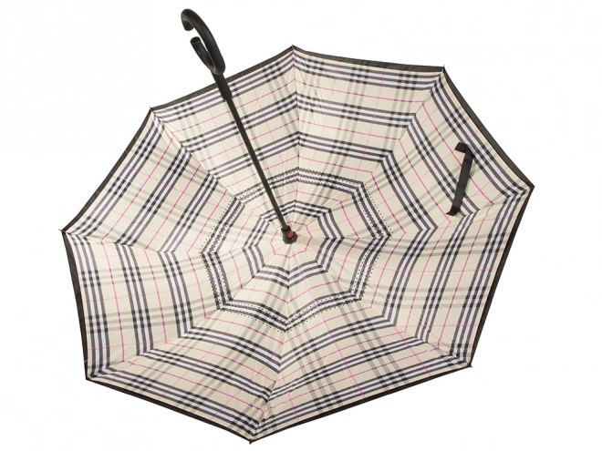 Parasol odwrócony składany mocne druty solidny stojący parasol