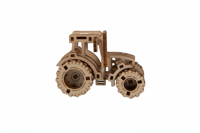 Drewniane Miasto 3D puzzle Superszybki Traktor