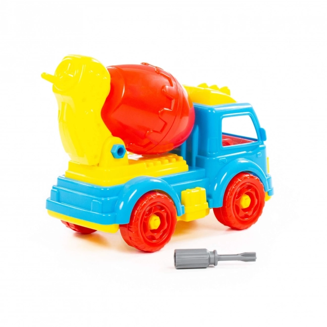 Betoniarka z klockami transportowymi DIY