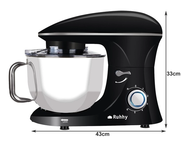Ruhhy 16745 Robot kuchenny 6,2L+ 24 końcówek cukierniczych 2200W