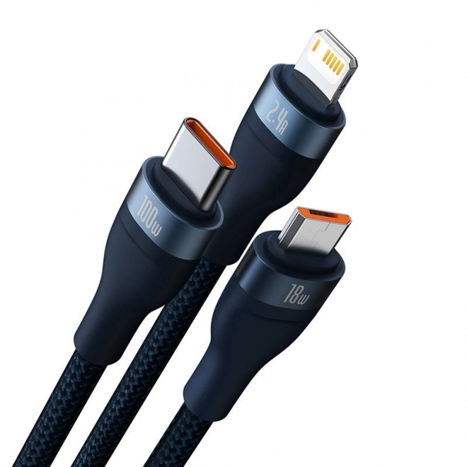 Kabel ładujący Baseus 3w1 z szybkim ładowaniem