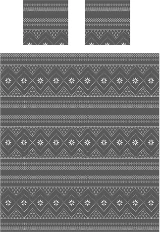 Stylowy zimowy design w szarości