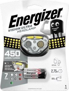 czołówka Energizer Vision Ultra 450 lm z czasem pracy do 50 h