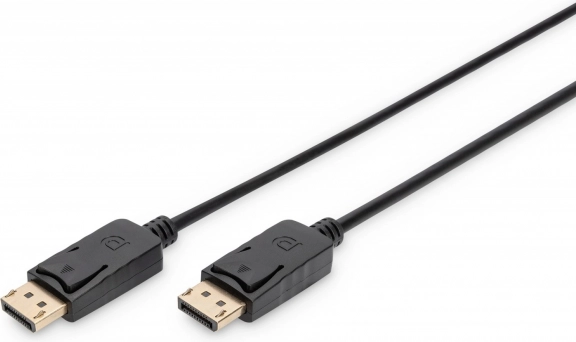 Kabel połączeniowy DisplayPort 4K 60 Hz, DP–DP, 1 m, czarny