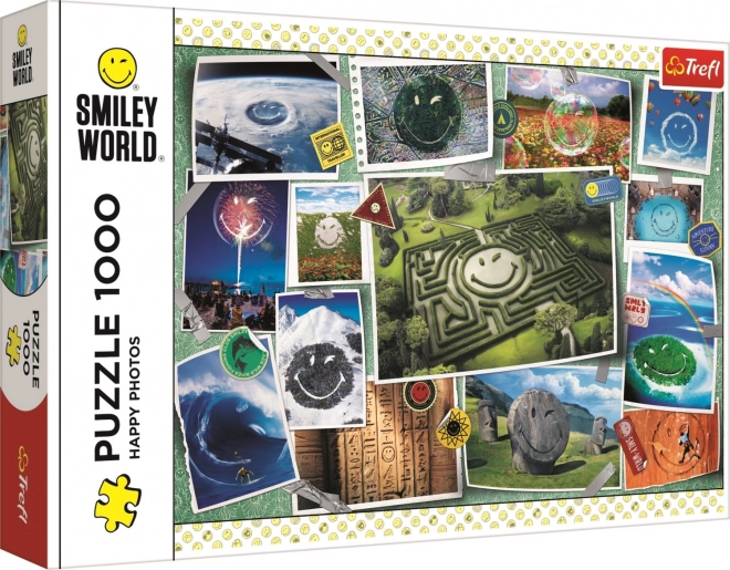 Puzzle Smiley: Uśmiechnięte fotki 1000 elementów
