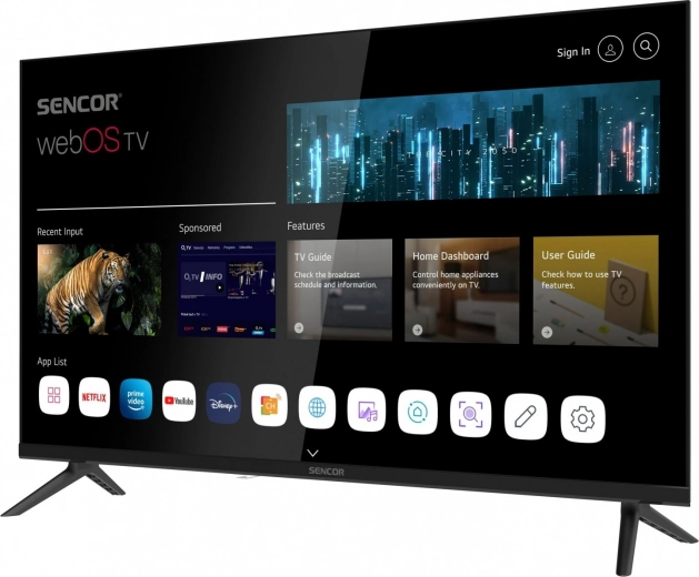 Inteligentne środowisko webOS z ulubionymi aplikacjami