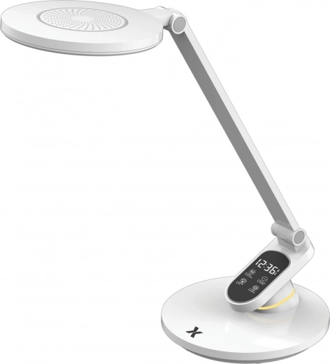 Biurkowa lampa LED Artis biała