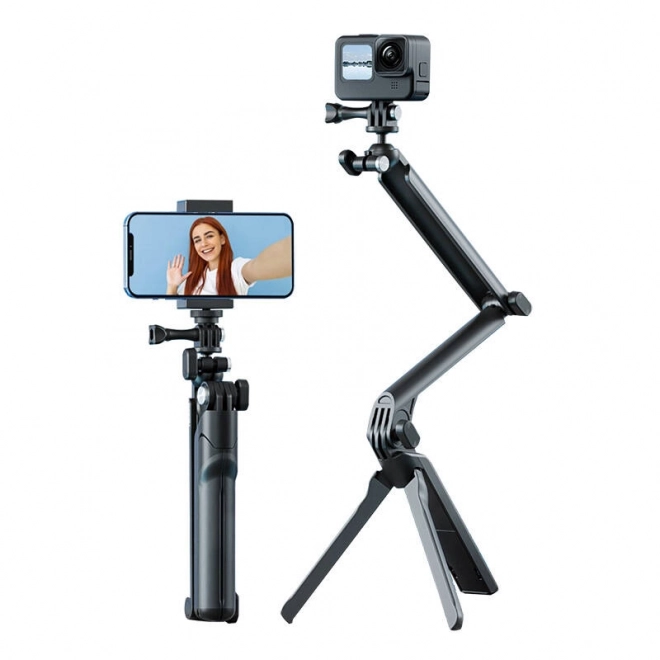 Trójdrożny statyw z kijem selfie Telesin